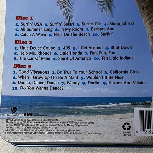 The Beach Boys Collectors Edition 3-CD Set In Decorative Tin Case - Picture 6 of 16